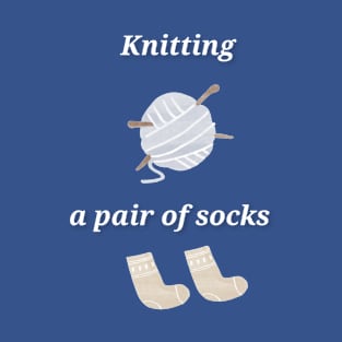 Knitting Socks T-Shirt