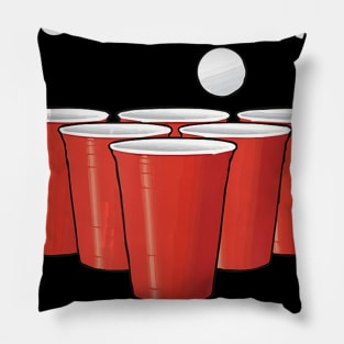 Funny Beer Pong Stop Staring At My Rack Beer Pong Pillow