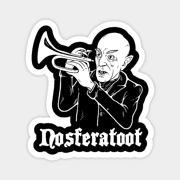 Nosferatoot Magnet by dumbshirts
