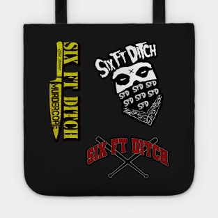 SIX FT DITCH - STICKER PACK Tote