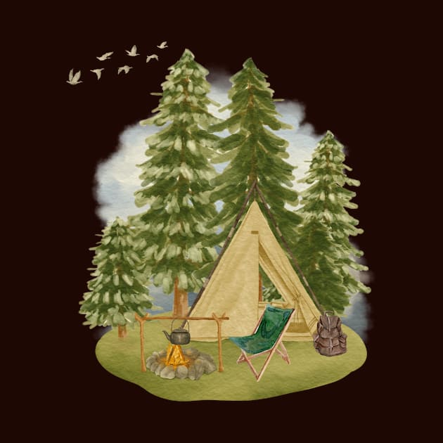 Camping by Kyarwon