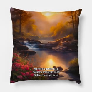 Morning's Gentle Kiss Pillow