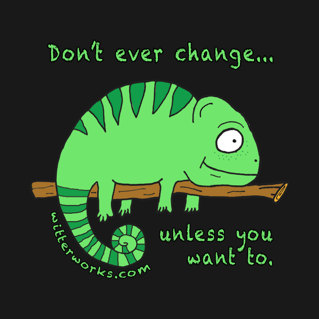 Cute Chameleon by witterworks