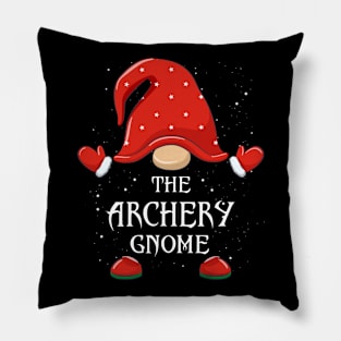 The Archery Gnome Matching Family Group Christmas Pajama Pillow