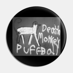 Death Monkey Puffball Pin