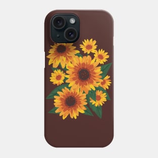 Autumn Flowers. Rudbeckia Phone Case