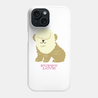 Valentine's Day Puppy Love Cute Gift for Dog Lovers Phone Case