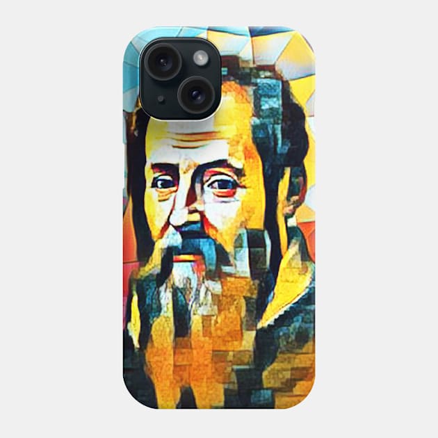 Giorgio Vasari Abstract Portrait | Giorgio Vasari Artwork 2 Phone Case by JustLit