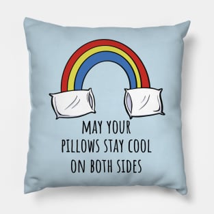 May Your Pillow Stay Cool Naptime Positive Message Pillow