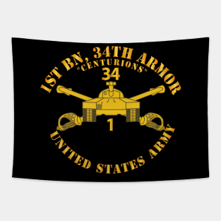 1st Bn, 34th Armor - Centurions  - Armor Branch Tapestry