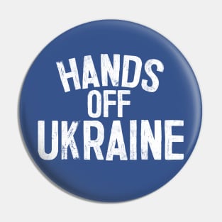 Hands Off Ukraine Pin