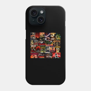 Classic Horror Movie Monster Collage Phone Case