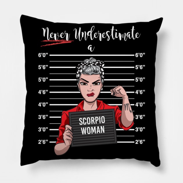 Scorpio Woman Pillow by Surta Comigo