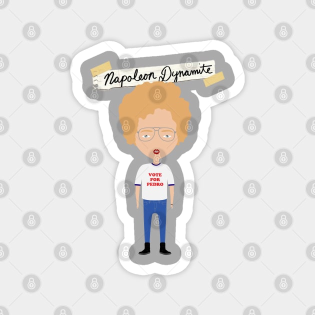 Napoleon Dynamite Magnet by Creotumundo