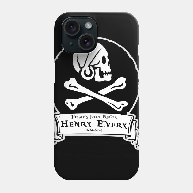 Henry Every Jolly Roger Phone Case by MBK