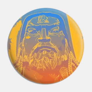 Vaporwave Genghis Khan 4220 Ulaanbaatar Pin