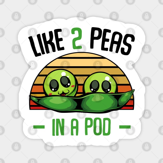 Vegan Peas Magnet by Lumio Gifts