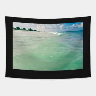 Caribbean Blue Sea Tapestry