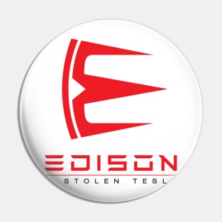 Edison, a stolen Tesla - red Pin