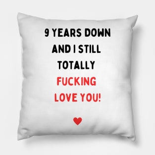 9th anniversary Pillow