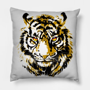 Vintage Tiger - Retro Tiger - Safari Tiger Pillow