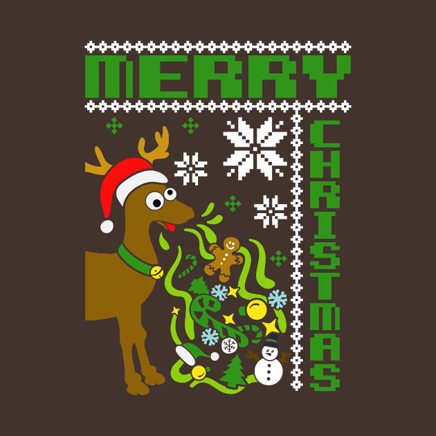 Crazy Reindeer - Funny Christmas by igzine