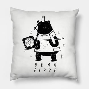 bear pizza Pillow