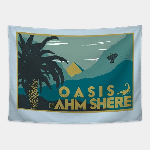 Oasis of Ahm Shere Tapestry by theSteele