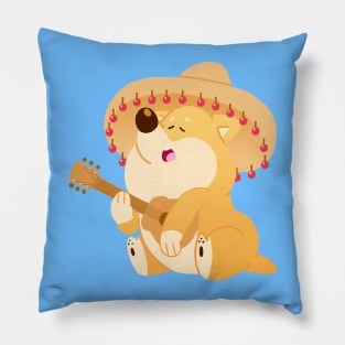 Fiesta Shiba Pillow