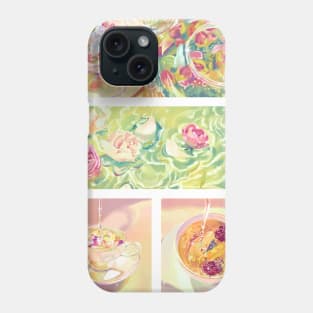 Tea and Flowers Phone Case