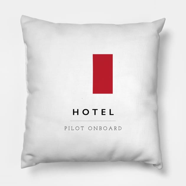 Hotel: ICS Flag Semaphore Pillow by calebfaires