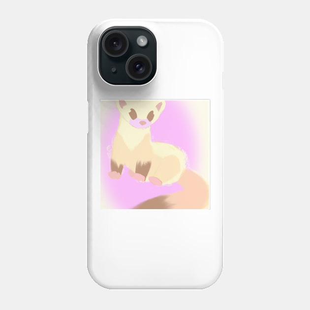 Cute Furret Drawing Phone Case by Play Zoo