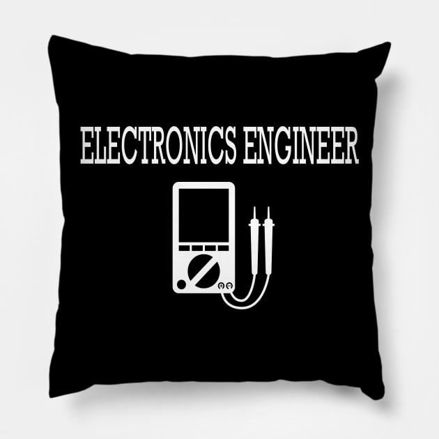 Electronics Engineer Pillow by JevLavigne