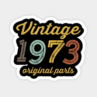 Vintage 1973 Original Parts Magnet