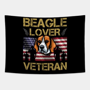 Veteran Beagle Lover Tapestry