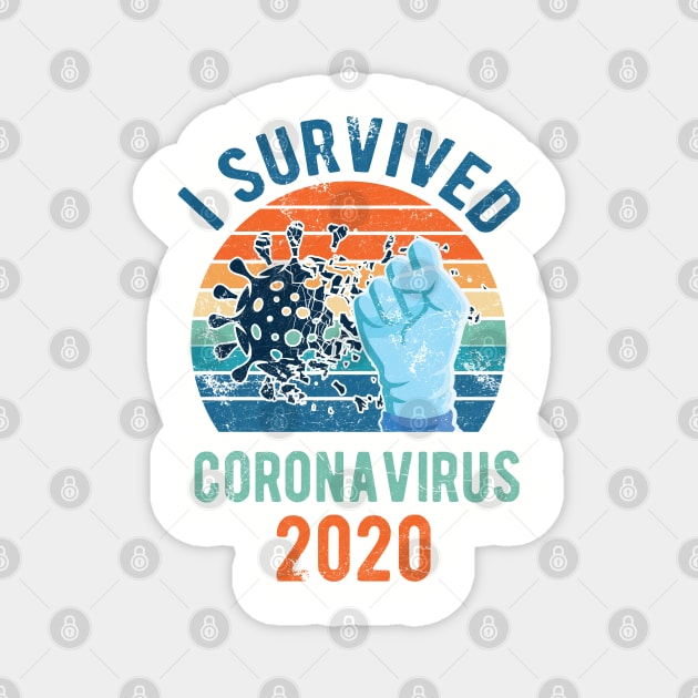 I Survived Coronavirus Magnet by Gaming champion