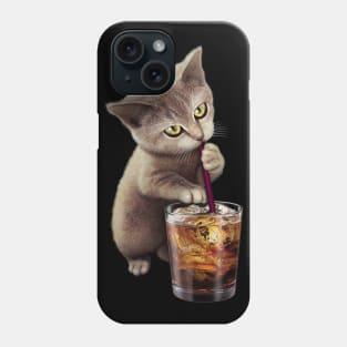 CAT & SOFT DRINK 2017 Phone Case