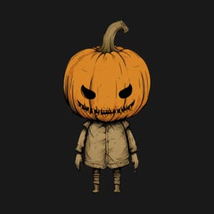 Evil Pumpkin Doll Halloween T-Shirt