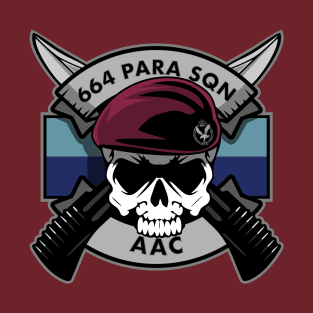 664 Para Squadron (Front & Back logo) T-Shirt