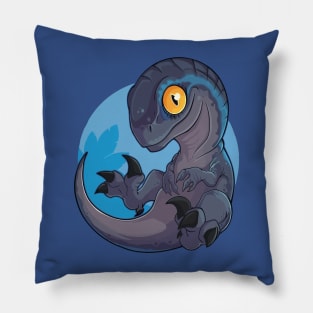 Blue: The Resting Velociraptor Pillow