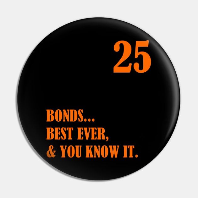 Barry Bonds Best Ever & You Know It Pin by Pastime Pros