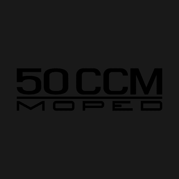 50cc Moped Emblem (Black) by GetThatCar