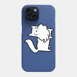 Bearded White Cat Phone Case