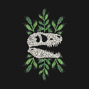 Dinosaurs Dino T-Rex Skull Fossils T-Shirt