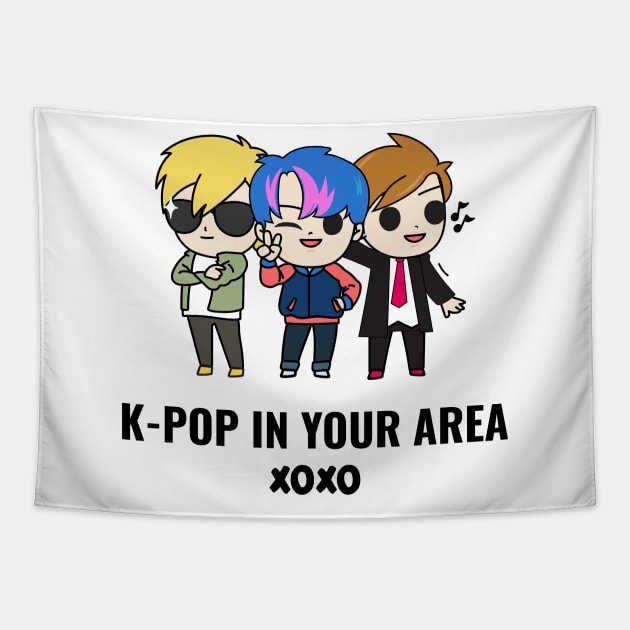 kpop Tapestry by asian tee