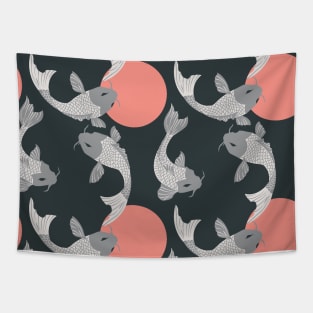 Japanese Koi Fish Tapestry