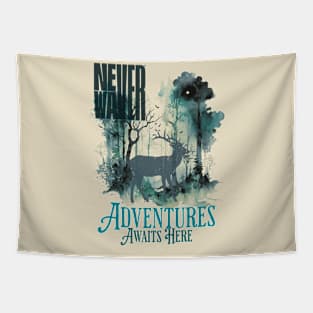 Never Waver Adventure Forest Tapestry