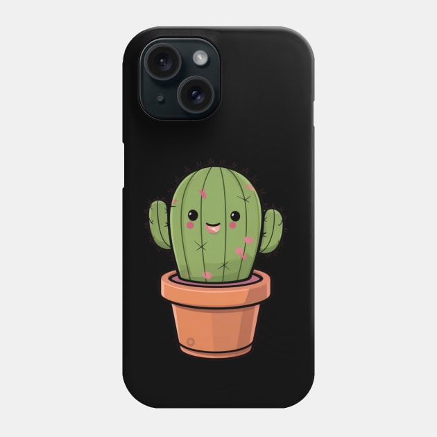 Tiny Cute Cactus Phone Case by AnimeVision