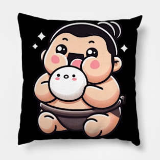 Cute Sumo Wrestler Pillow