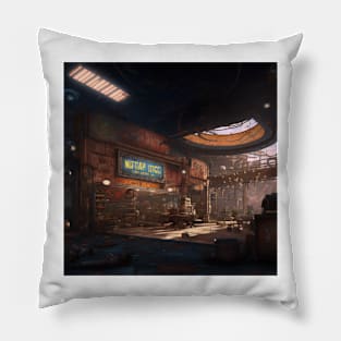 In the wastelands : small shop Pillow